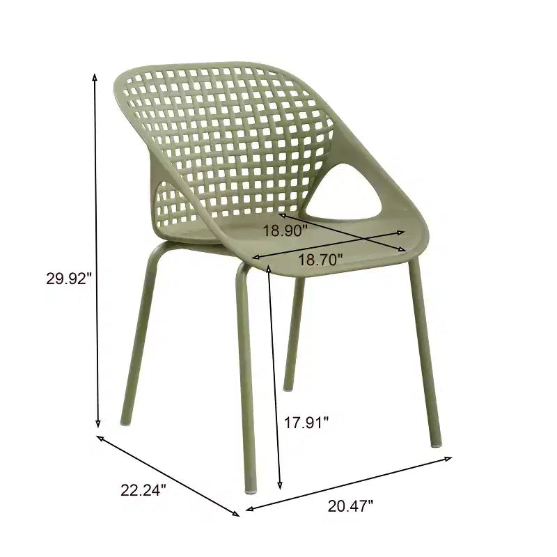 Christopher Knight Home Kevork 3 Piece Iron and Plastic Outdoor Bistro Set