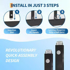 8'X16' Aluminum-Framed Polycarbonate Greenhouse, Heavy Duty Greenhouse with Quick Setup Structure and Roof Vent, Enhanced Aluminum Greenhouses Kit