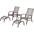 LAUSAINT HOME 5 Piece Patio Conversation Set