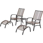 LAUSAINT HOME 5 Piece Patio Conversation Set