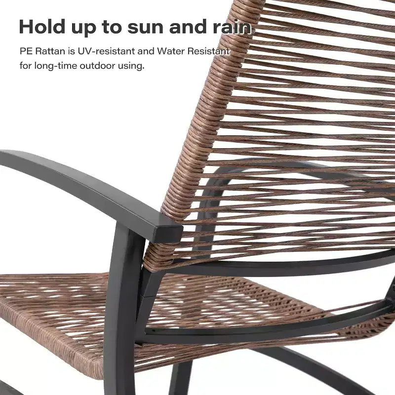 LAUSAINT HOME 5 Piece Patio Conversation Set