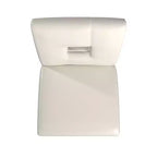 Palma White Faux Leather Keyhole Dining Chairs (Set of 2) - White/Cherry - iNSPIREQ