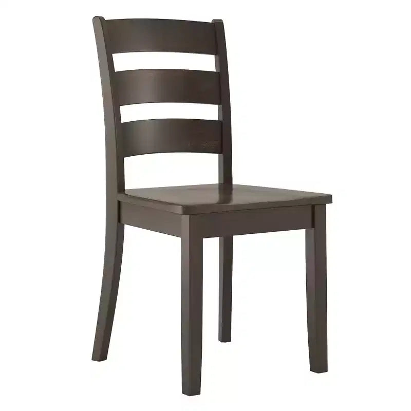 Lexington Ladder Back Wood Dining Chairs (Set of 2) - iNSPIREQ