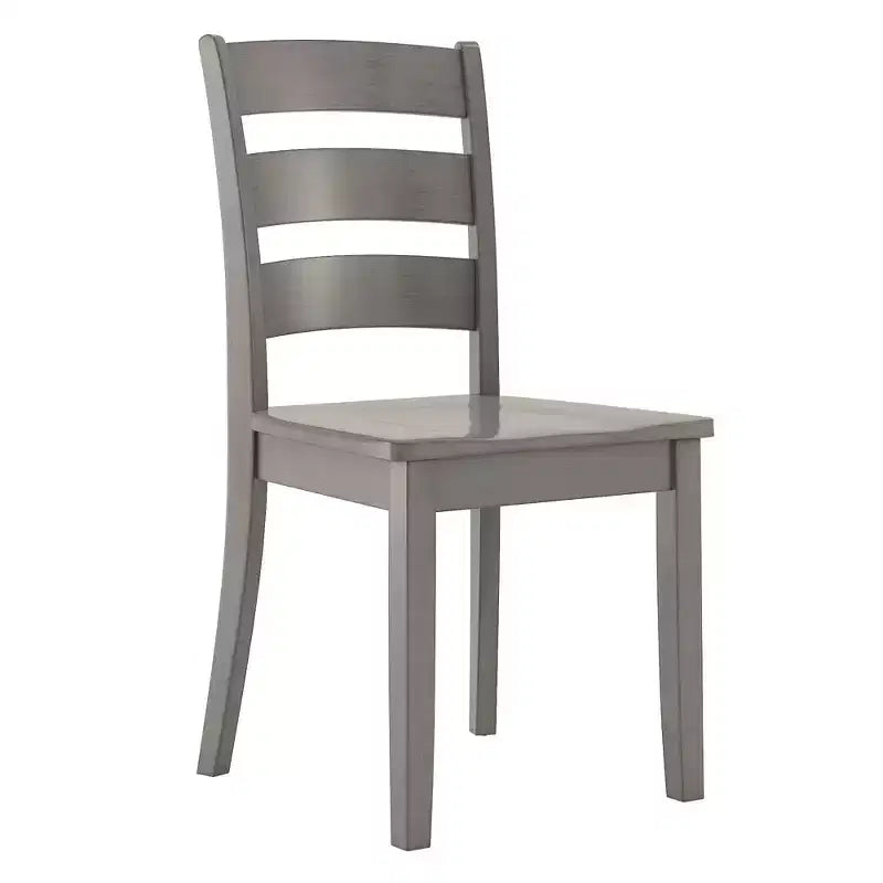 Lexington Ladder Back Wood Dining Chairs (Set of 2) - iNSPIREQ