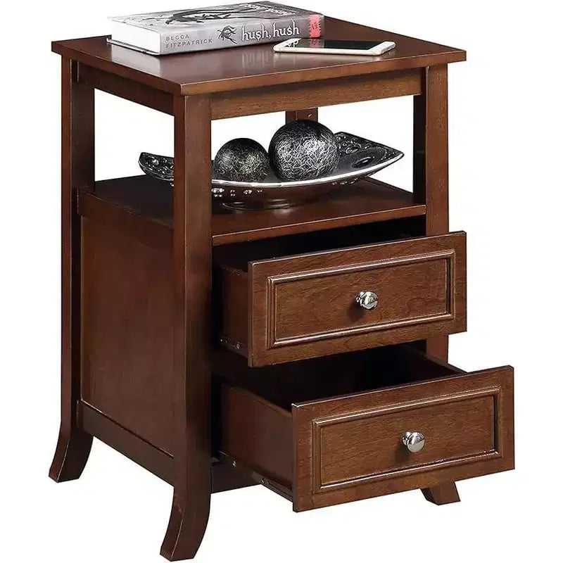 HomeStock Rectangle Wood Table Top End Table 1 -piece