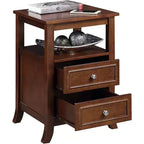 HomeStock Rectangle Wood Table Top End Table 1 -piece