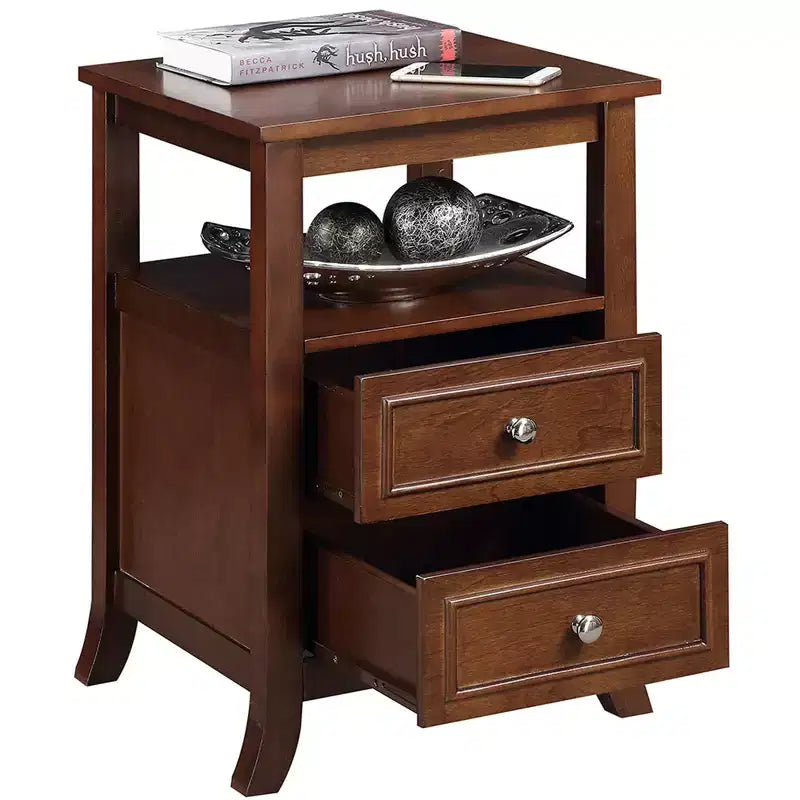 HomeStock Rectangle Wood Table Top End Table 1 -piece