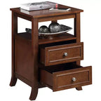 HomeStock Rectangle Wood Table Top End Table 1 -piece