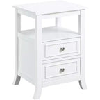 HomeStock Rectangle Wood Table Top End Table 1 -piece