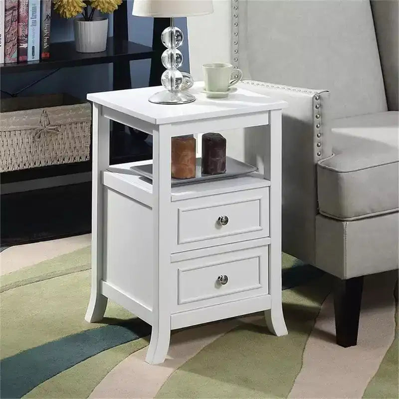 HomeStock Rectangle Wood Table Top End Table 1 -piece
