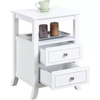 HomeStock Rectangle Wood Table Top End Table 1 -piece