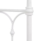 Caledonia Casted Knot Metal Queen Bed - Antique White - iNSPIRE Q