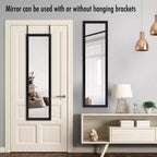 Americanflat 15x51 Over The Door Mirror - Hanging Full Length Mirrors with Engineered Wood - Modern Mirror for Living Room - Mirrors for Wall Display