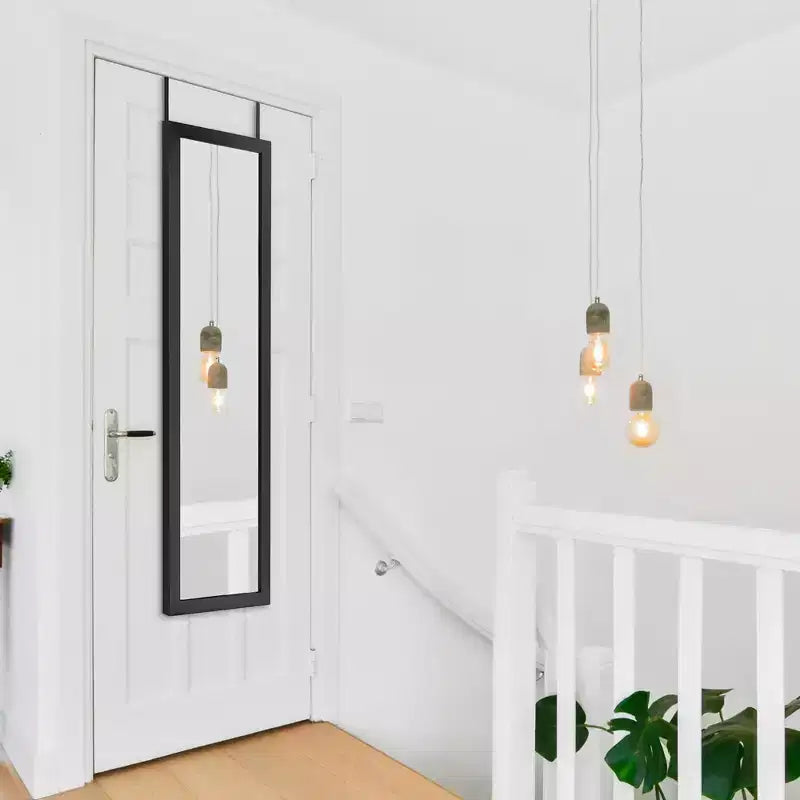 Americanflat 15x51 Over The Door Mirror - Hanging Full Length Mirrors with Engineered Wood - Modern Mirror for Living Room - Mirrors for Wall Display