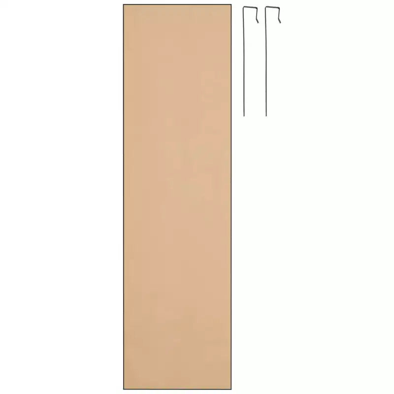 Americanflat 15x51 Over The Door Mirror - Hanging Full Length Mirrors with Engineered Wood - Modern Mirror for Living Room - Mirrors for Wall Display