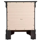 HomeStock Rectangle Wood Nighstand For Living Room and Bedroom