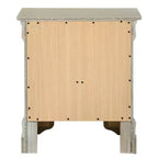 HomeStock Rectangle Wood Nighstand For Living Room and Bedroom