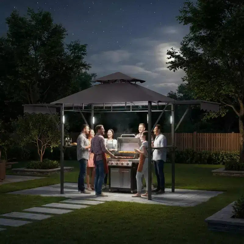 Durable Canopy Shelter for Outdoor Patio  Grill Gazebo for Backyard BBQ, Weather-Resistant Construction, Easy Setup
