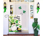 Lomsoe Happy St Patricks Day Gnome Garden Flag Shamrock Clover Yard Flag Farmhouse Yard Outdoor Decor St Patricks Day Gift Single Side 12x18Inch
