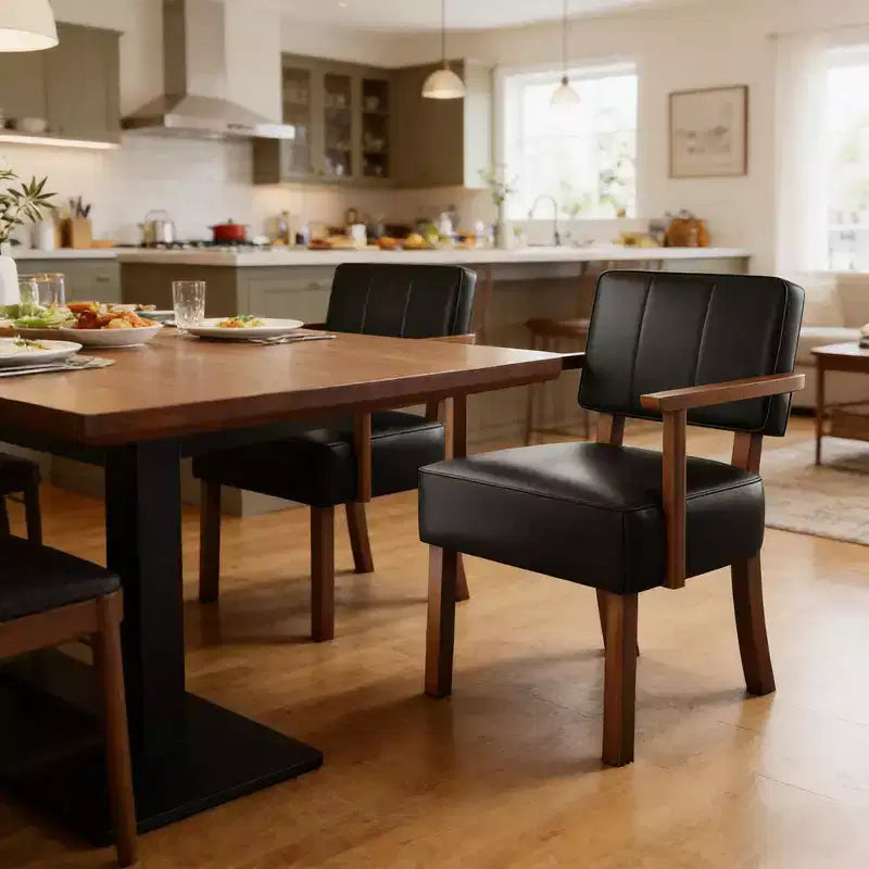Modern Accent Chair with Wood Frame for Living Room, Bedroom and Dining Room