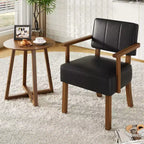 Modern Accent Chair with Wood Frame for Living Room, Bedroom and Dining Room