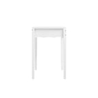White Makeup Vanity Desk Dressing Table with Drawer, Compact Office Writing Desk Storage Entryway Console Table (Only Table included) - ModernLuxe