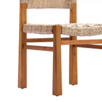 Christopher Knight Home Zorica 3 Piece Outdoor Rustic Woven Wicker Acacia Wood Dining Set
