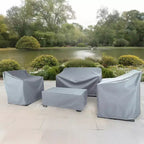 Multi-Purpose Rectangular Outdoor Patio Cover - 46.25 x 35 x 26.5 - Gray