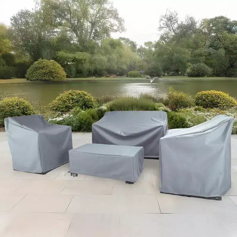 Multi-Purpose Rectangular Outdoor Patio Cover - 46.25 x 35 x 26.5 - Gray