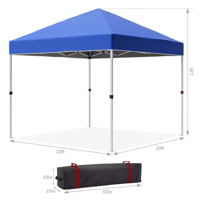Outdoor Gazebo Tent, Portable Pop-Up Awning, Heavy-Duty Metal Frame Tent, Suitable for Patios, Courtyards, Parties, Beaches, and Outdoor Areas