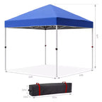 Outdoor Gazebo Tent, Portable Pop-Up Awning, Heavy-Duty Metal Frame Tent, Suitable for Patios, Courtyards, Parties, Beaches, and Outdoor Areas