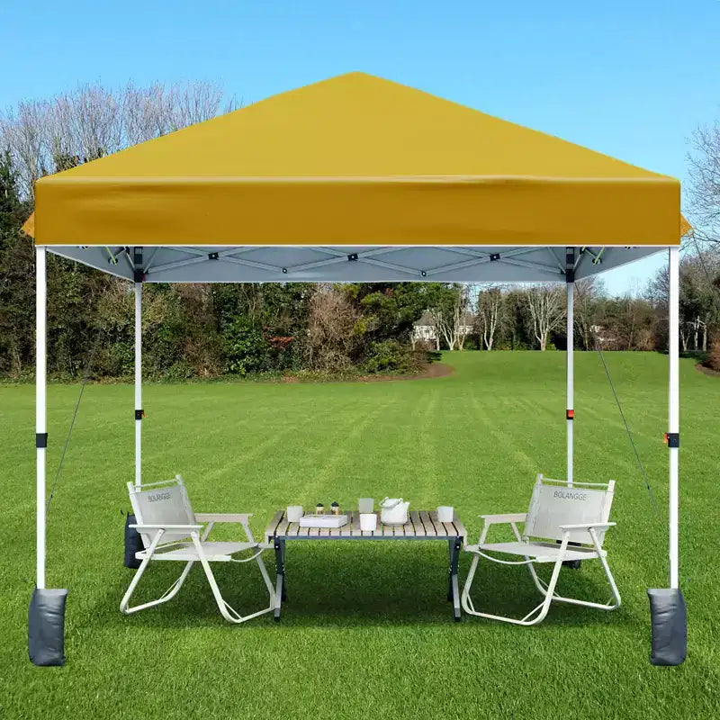 Outdoor Gazebo Tent, Portable Pop-Up Awning, Heavy-Duty Metal Frame Tent, Suitable for Patios, Courtyards, Parties, Beaches, and Outdoor Areas