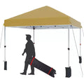Outdoor Gazebo Tent, Portable Pop-Up Awning, Heavy-Duty Metal Frame Tent, Suitable for Patios, Courtyards, Parties, Beaches, and Outdoor Areas