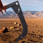 VEVOR Hitch Mounted Ripper, 16\ Shank Length Box Scraper Shank, 4 Hole Site Box Blade for Tractor, 2 Locating Pins Ripper Shank, Black