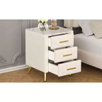 Modern Nightstand 3-Drawer Door Cabinet (N733P208520A)