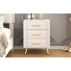 Modern Nightstand 3-Drawer Door Cabinet (N733P208520A)