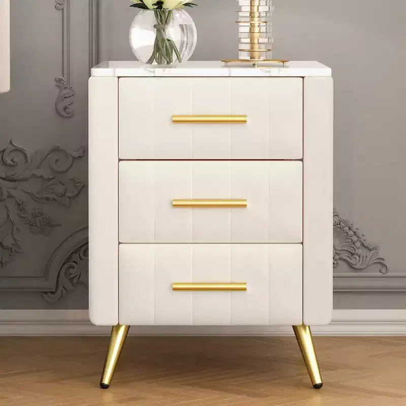 Modern Nightstand 3-Drawer Door Cabinet (N733P208520A)