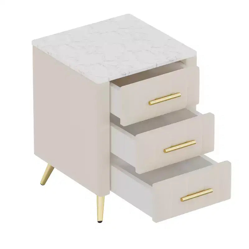 Modern Nightstand 3-Drawer Door Cabinet (N733P208520A)