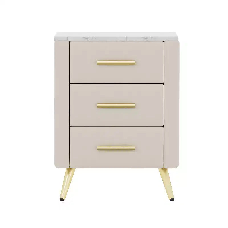 Modern Nightstand 3-Drawer Door Cabinet (N733P208520A)