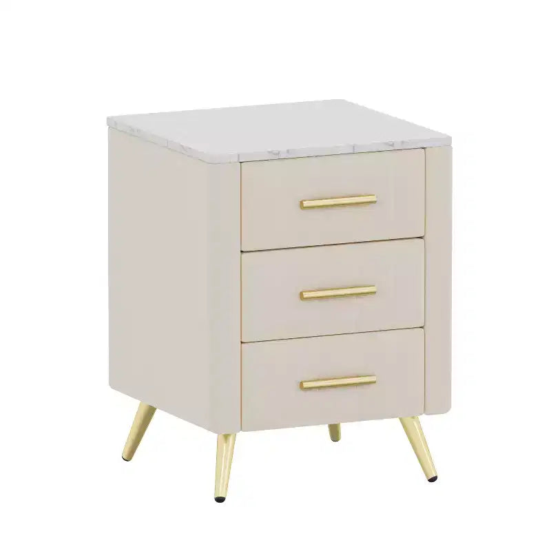 Modern Nightstand 3-Drawer Door Cabinet (N733P208520A)