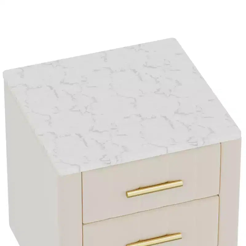 Modern Nightstand 3-Drawer Door Cabinet (N733P208520A)