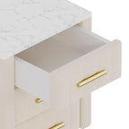 Modern Nightstand 3-Drawer Door Cabinet (N733P208520A)