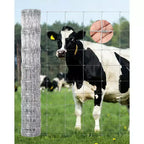 Cattle Farm Fence, Heavy Duty Galvanized Wire Fencing for Cattle, Hog, Goat, Sheep, Deer Livestock Fence, Yard Protection & Farm Animal Enclosure