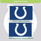 NFL Indianapolis Colts 3 x 5 Outdoor Durable House Flag with Grommets | Sport Team Flag & Banner | Indoor Wall Decor Flag