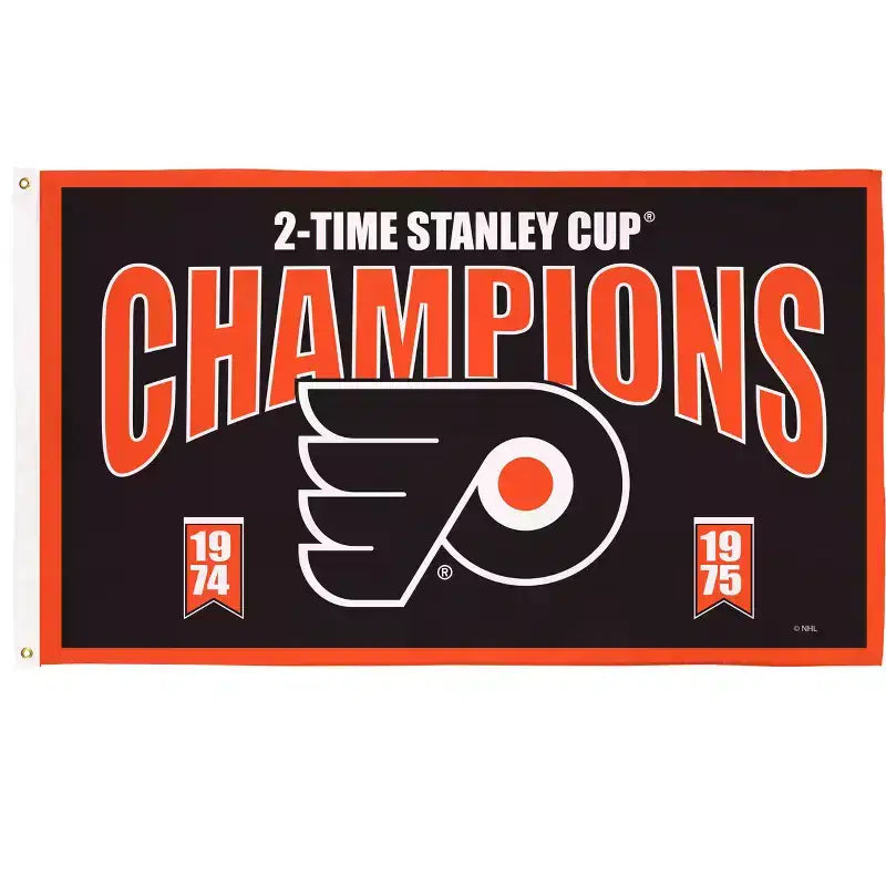 NHL Philadelphia Flyers Garden Flag 12x18 Double Sided, Officially Licensed Sports Flags For Outside, Indoor and Outdoor Flags for Hockey Fans