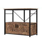 Heavy Duty Aquarium Stand for 40-50 Gallon Tank  Metal & Wood Cabinet, Holds 660lbs, Storage for Fish Accessories, Stylish Organizer for Home