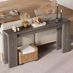 COZONY 70.9 Narrow Farmhouse Console Table, Rustic Wooden Sofa Table for Entryway or Living Room