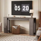 COZONY 70.9 Narrow Farmhouse Console Table, Rustic Wooden Sofa Table for Entryway or Living Room