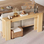 COZONY 70.9 Narrow Farmhouse Console Table, Rustic Wooden Sofa Table for Entryway or Living Room