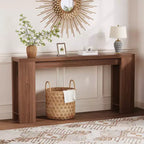 COZONY 70.9 Narrow Farmhouse Console Table, Rustic Wooden Sofa Table for Entryway or Living Room